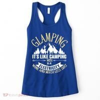 Glamping It's Like Camping with Electricity Women's Tank Top thumb 0