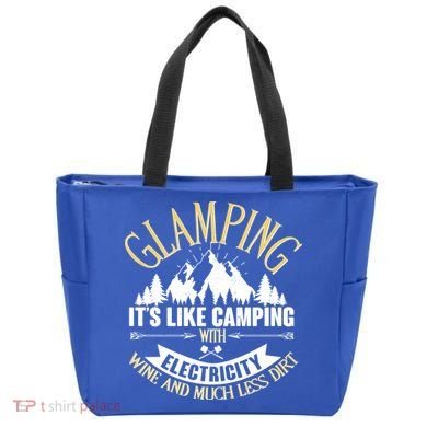 Glamping It's Like Camping with Electricity Tote Bag