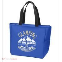 Glamping It's Like Camping with Electricity Tote Bag thumb 3