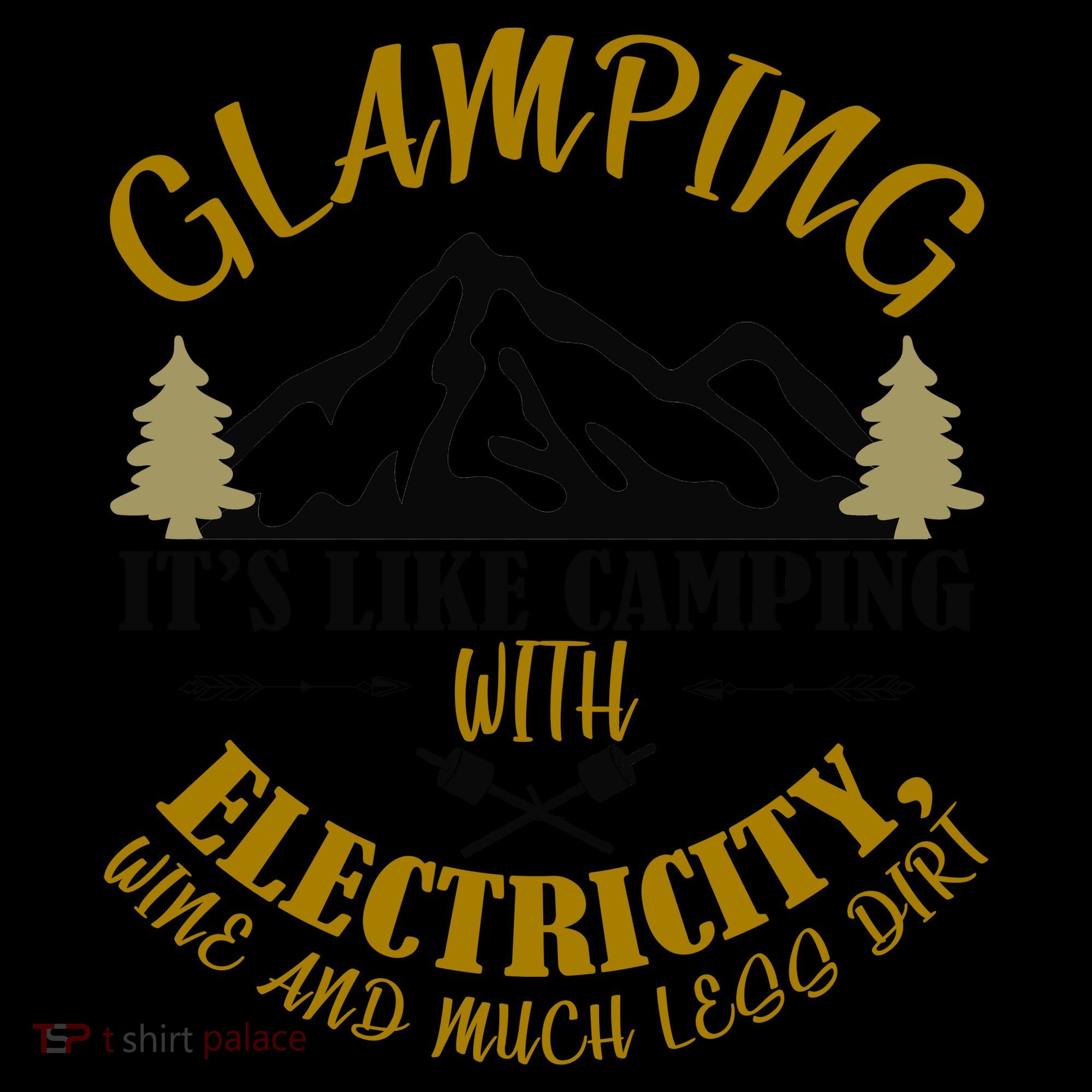 Glamping Like Camping With Electricity Wine Less Dirt Coffee Mug