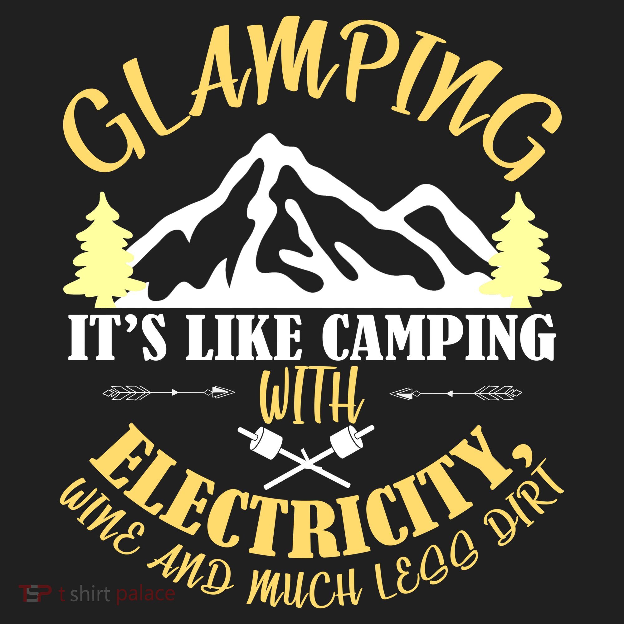 Glamping Like Camping With Electricity Wine Less Dirt Tumbler