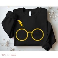 Glasses and Lightening Scar Wizard Logo Sweatshirt thumb 2