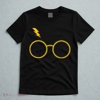 Glasses and Lightening Scar Wizard Logo T-Shirt thumb 5