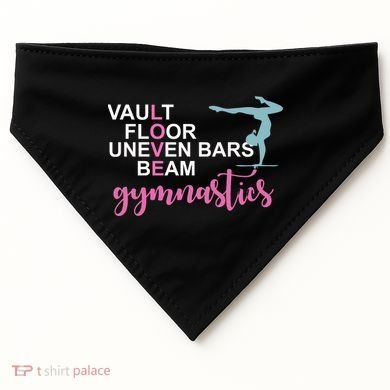 Gymnastics Love Beam Gymnastics USA-Made Doggie Bandana