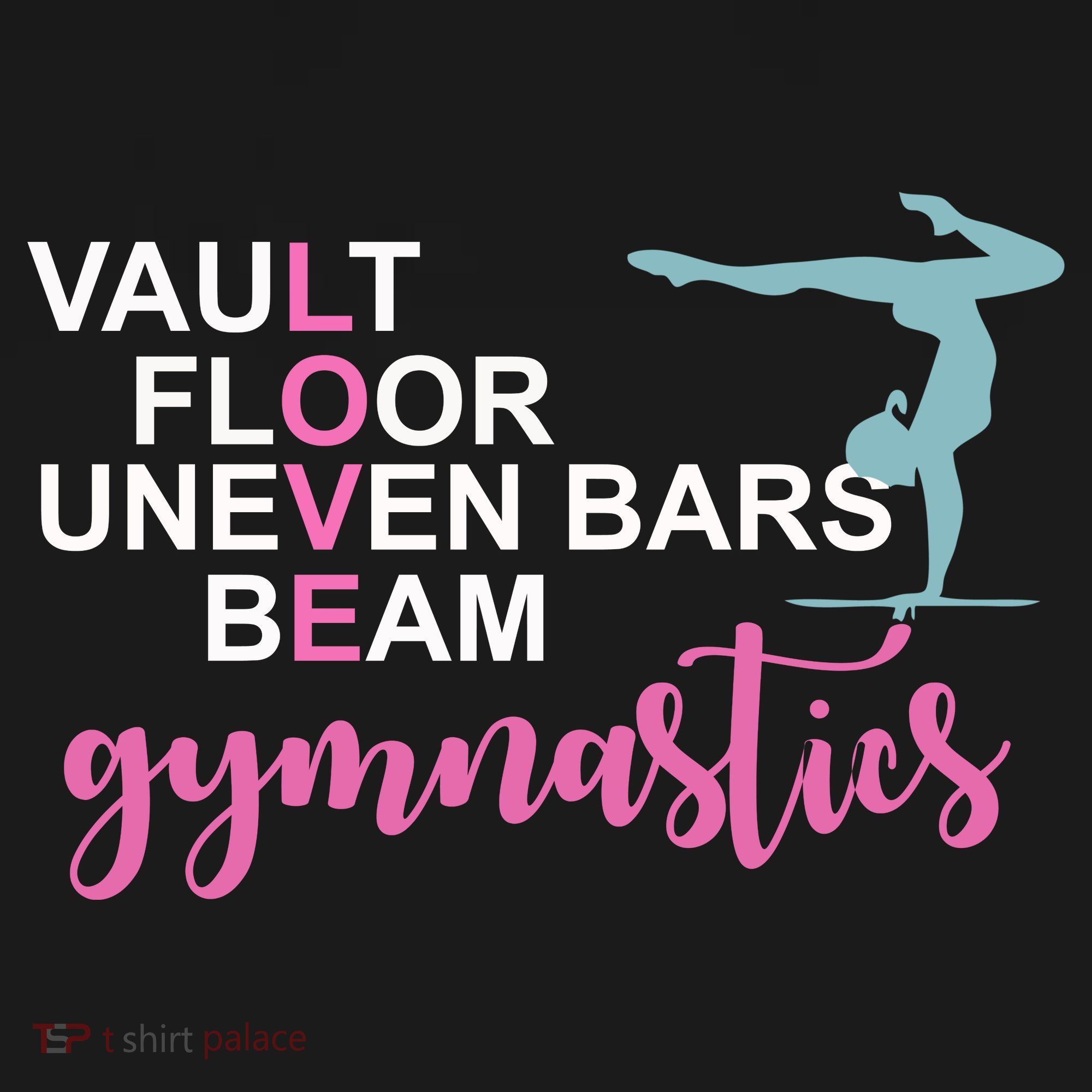 Gymnastics Love Beam Gymnastics Button