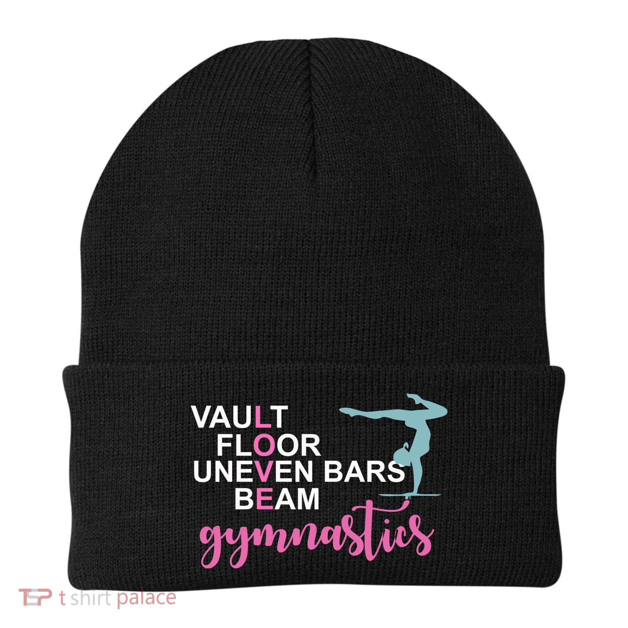 Gymnastics Love Beam Gymnastics Beanie