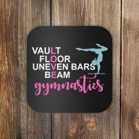 Gymnastics Love Beam Gymnastics Coaster thumb 0