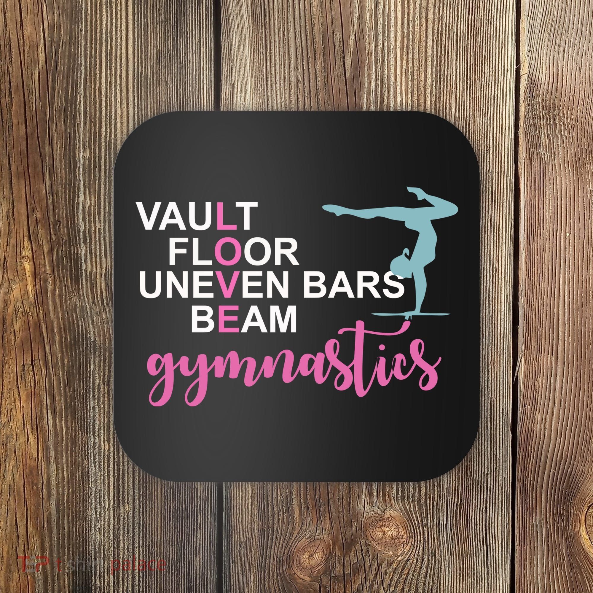 Gymnastics Love Beam Gymnastics Coaster