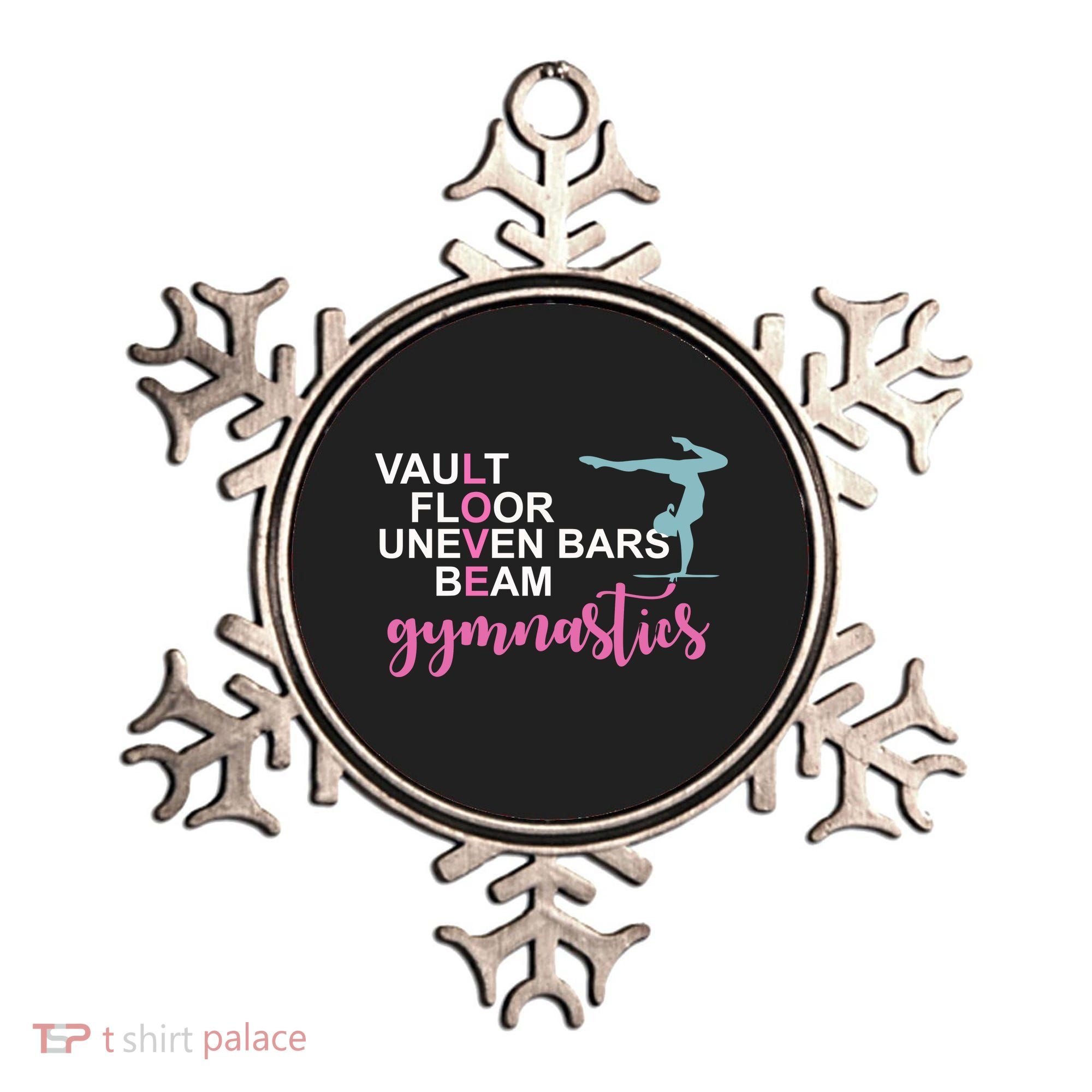 Gymnastics Love Beam Gymnastics Ornament