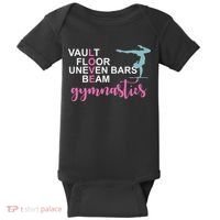 Gymnastics Love Beam Gymnastics Baby Bodysuit thumb 0