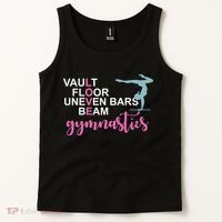 Gymnastics Love Beam Gymnastics Tank Top thumb 2