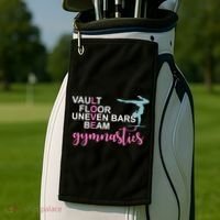 Gymnastics Love Beam Gymnastics Golf Towel thumb 2