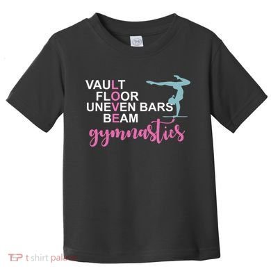 Gymnastics Love Beam Gymnastics Toddler T-Shirt