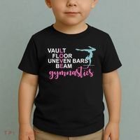 Gymnastics Love Beam Gymnastics Toddler T-Shirt thumb 2