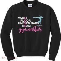 Gymnastics Love Beam Gymnastics Kids Sweatshirt thumb 0