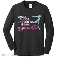 Gymnastics Love Beam Gymnastics Kids Long Sleeve Shirt thumb 0