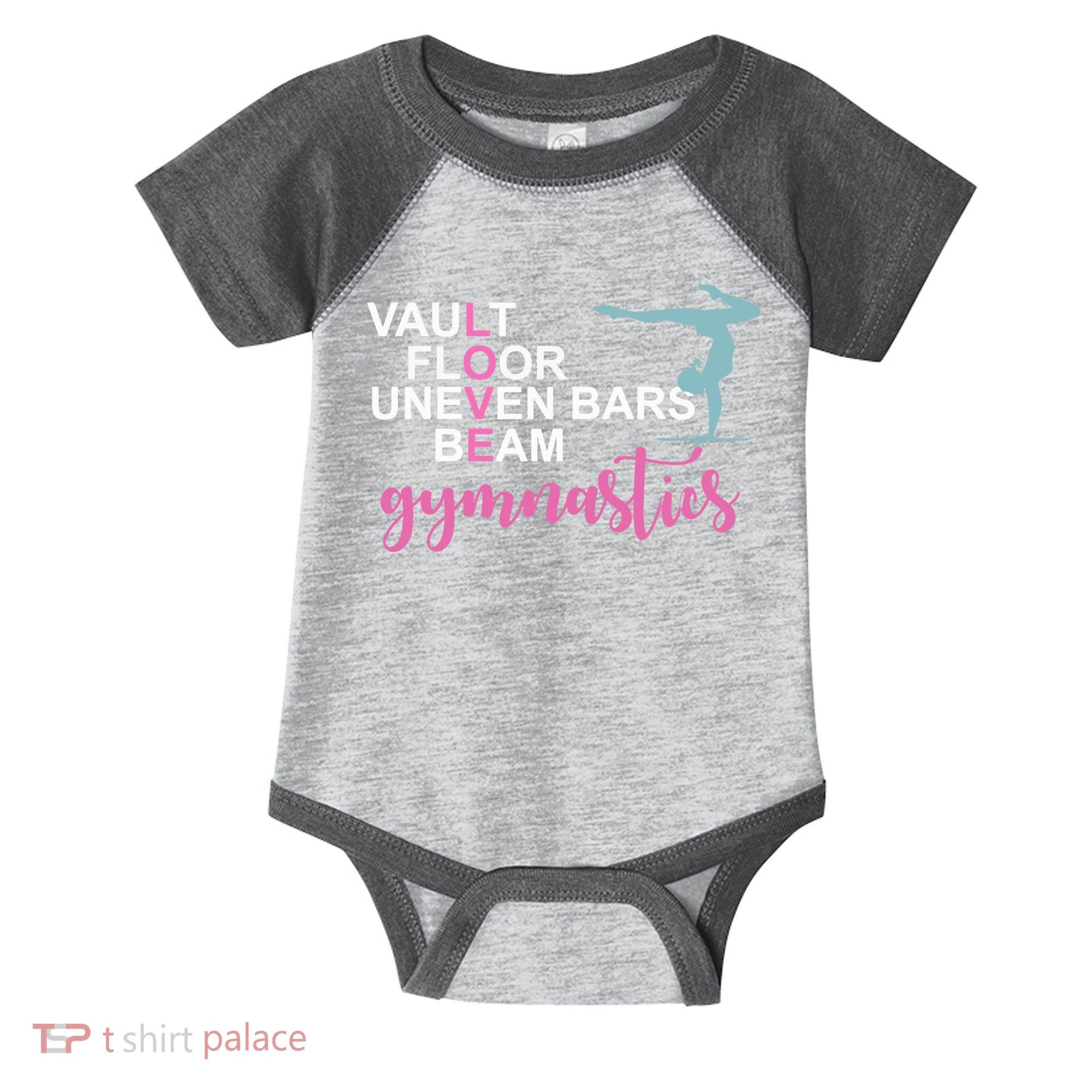Gymnastics Love Beam Gymnastics Infant Baby Jersey Bodysuit
