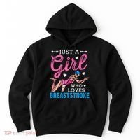 Girl Loves Breaststroke Breaststroke Swimmer Hoodie thumb 0