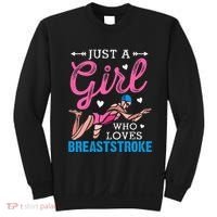 Girl Loves Breaststroke Breaststroke Swimmer Sweatshirt thumb 0