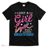 Girl Loves Breaststroke Breaststroke Swimmer T-Shirt thumb 0