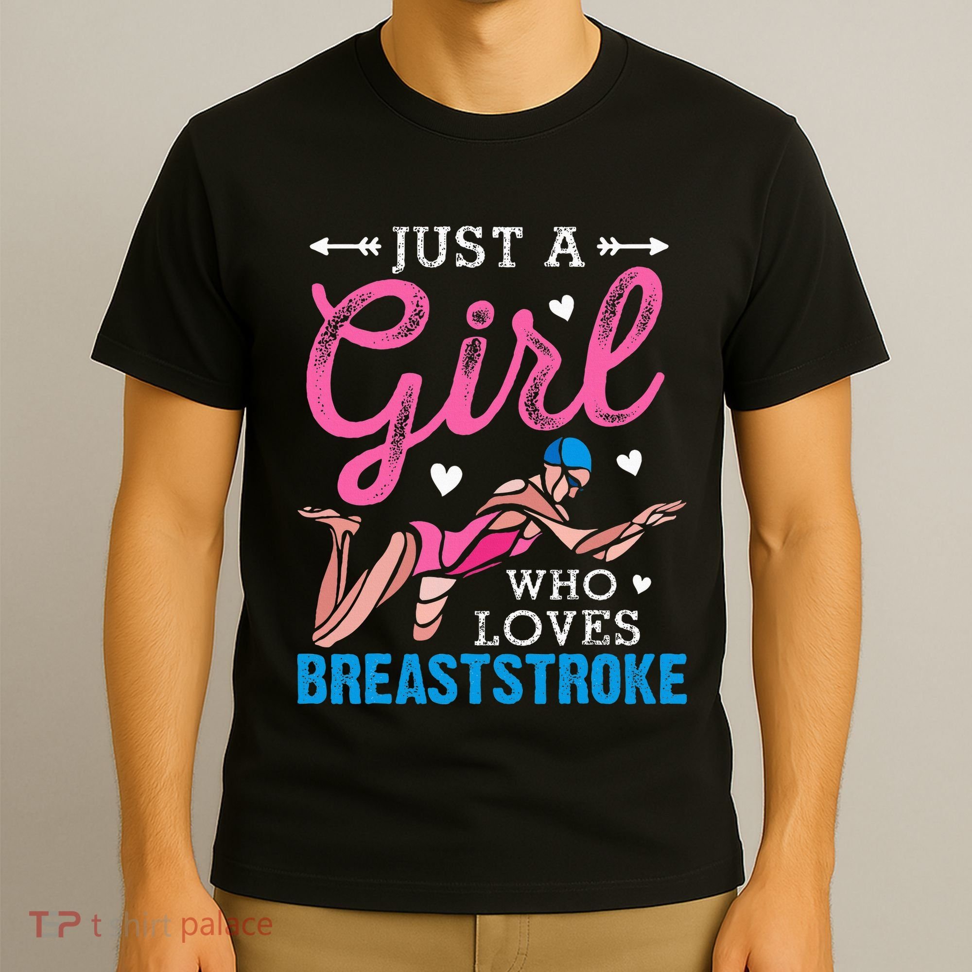 Girl Loves Breaststroke Breaststroke Swimmer T-Shirt