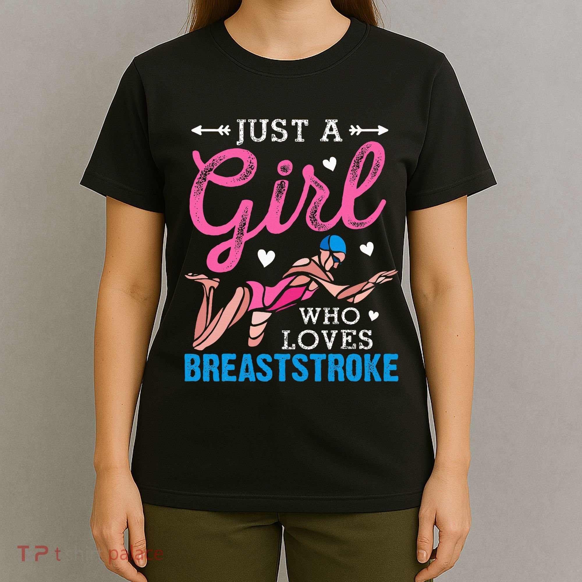 Girl Loves Breaststroke Breaststroke Swimmer T-Shirt
