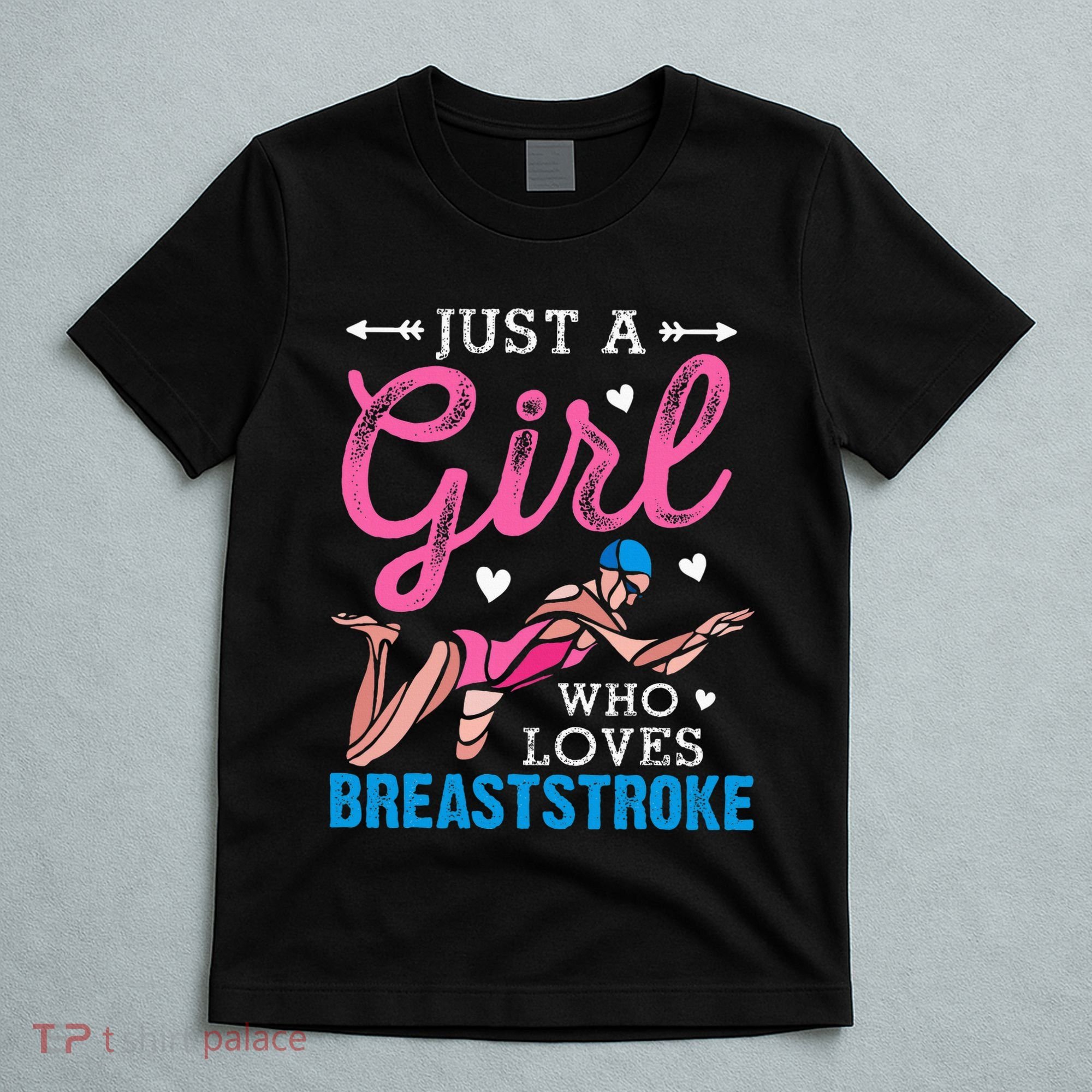 Girl Loves Breaststroke Breaststroke Swimmer T-Shirt