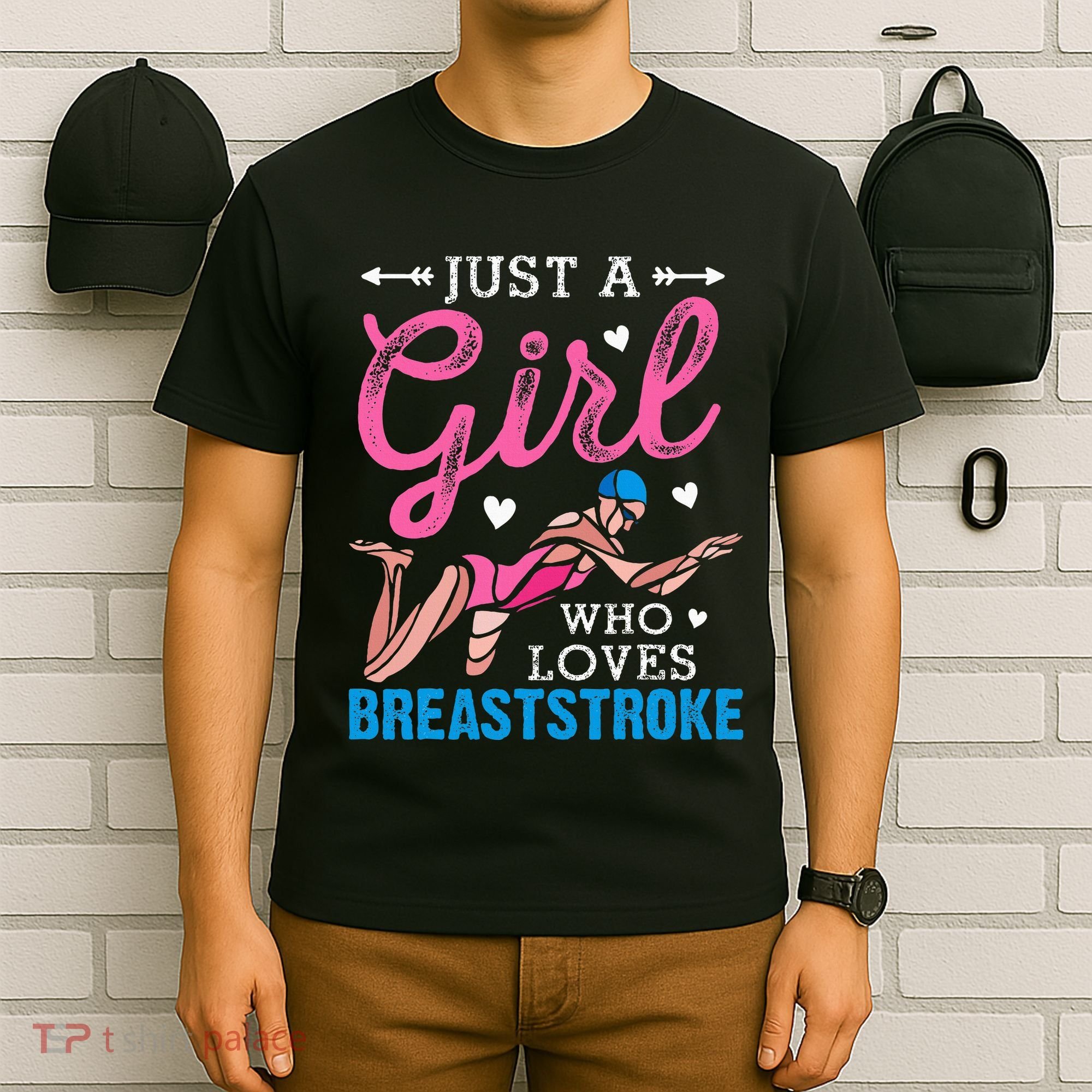 Girl Loves Breaststroke Breaststroke Swimmer T-Shirt