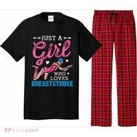 Girl Loves Breaststroke Breaststroke Swimmer Pajama Set thumb 0