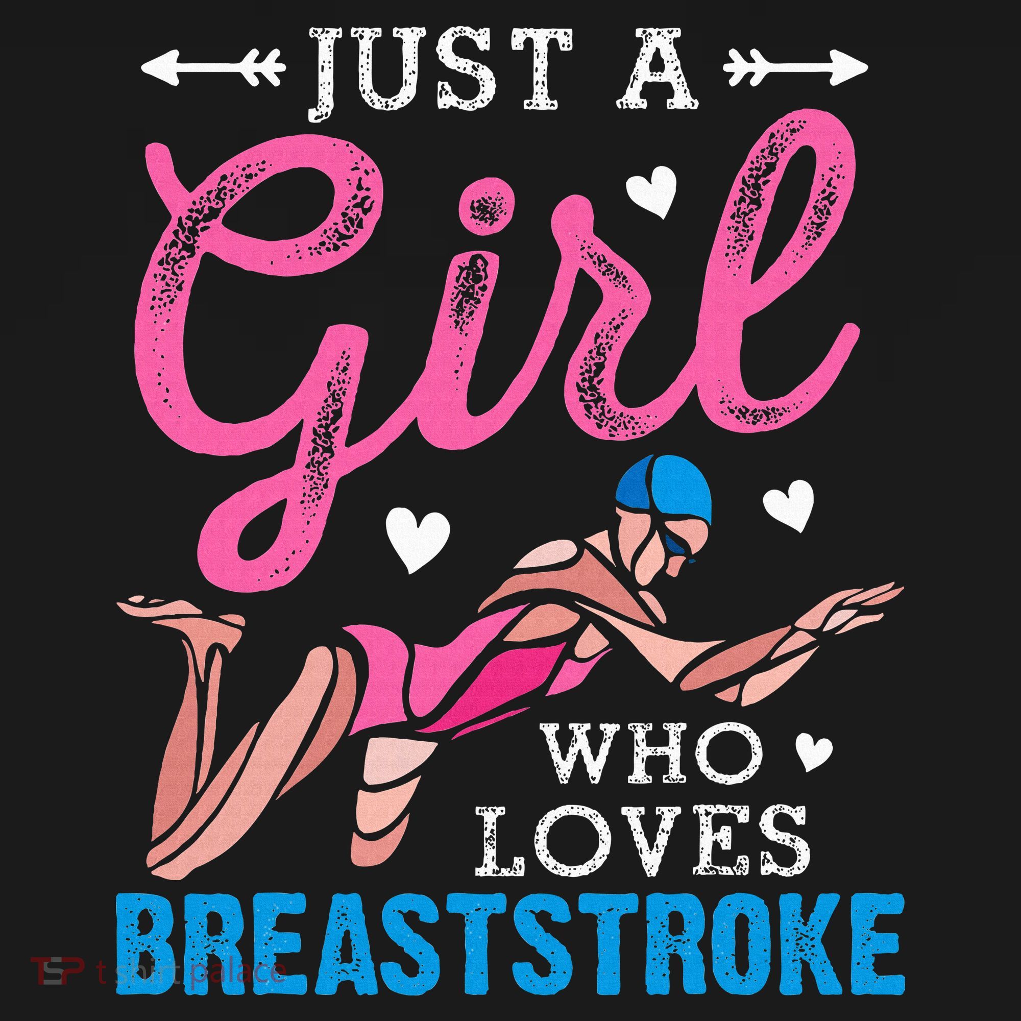 Girl Loves Breaststroke Breaststroke Swimmer Women's Hoodie