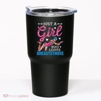 Girl Loves Breaststroke Breaststroke Swimmer Tumbler thumb 0
