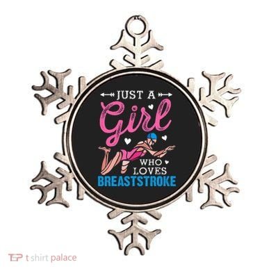 Girl Loves Breaststroke Breaststroke Swimmer Ornament