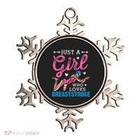 Girl Loves Breaststroke Breaststroke Swimmer Ornament thumb 0