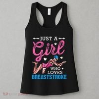 Girl Loves Breaststroke Breaststroke Swimmer Women's Tank Top thumb 3