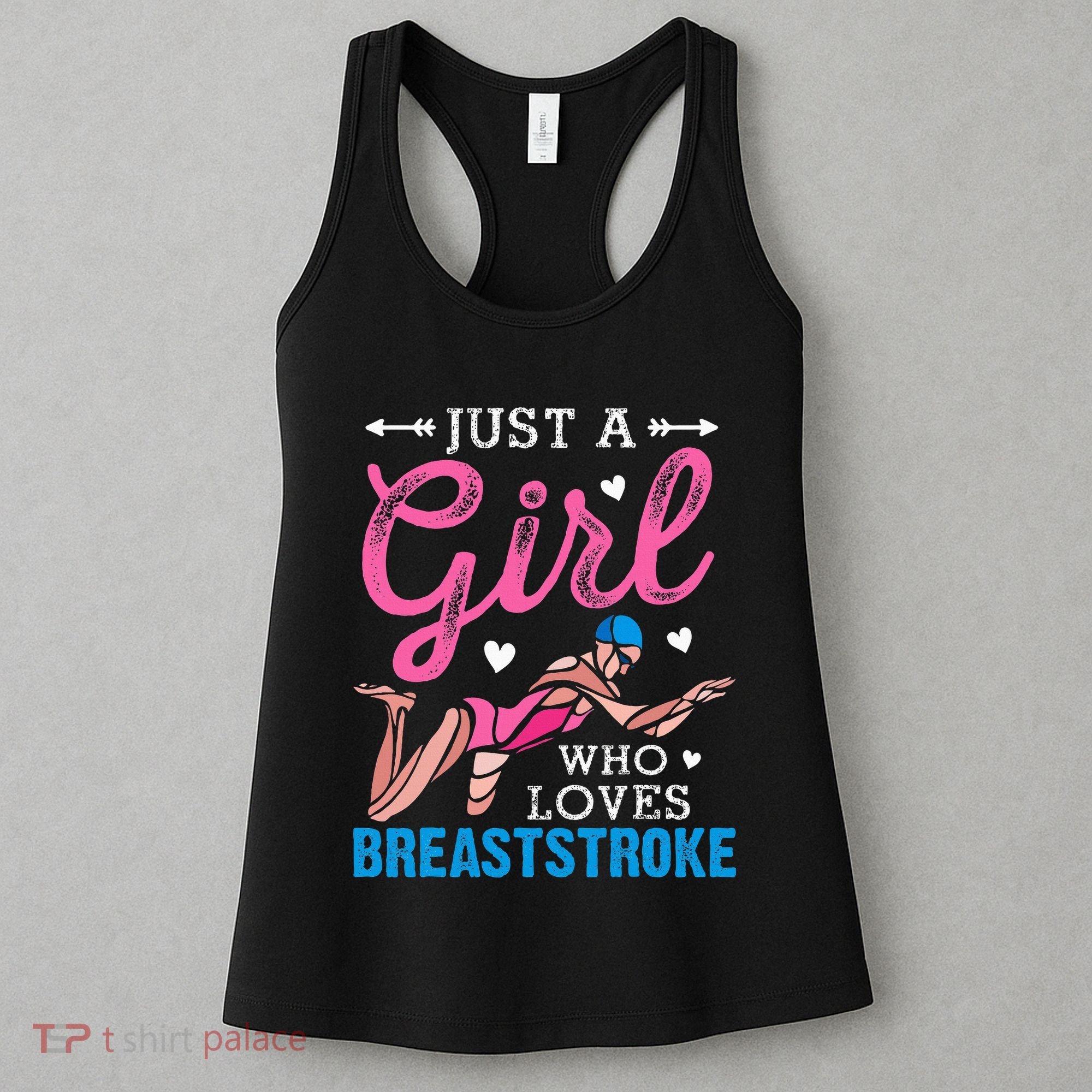 Girl Loves Breaststroke Breaststroke Swimmer Women's Tank Top
