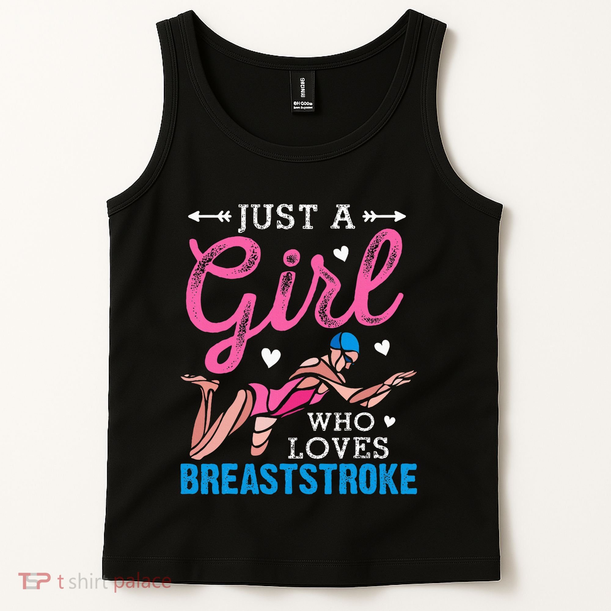 Girl Loves Breaststroke Breaststroke Swimmer Tank Top