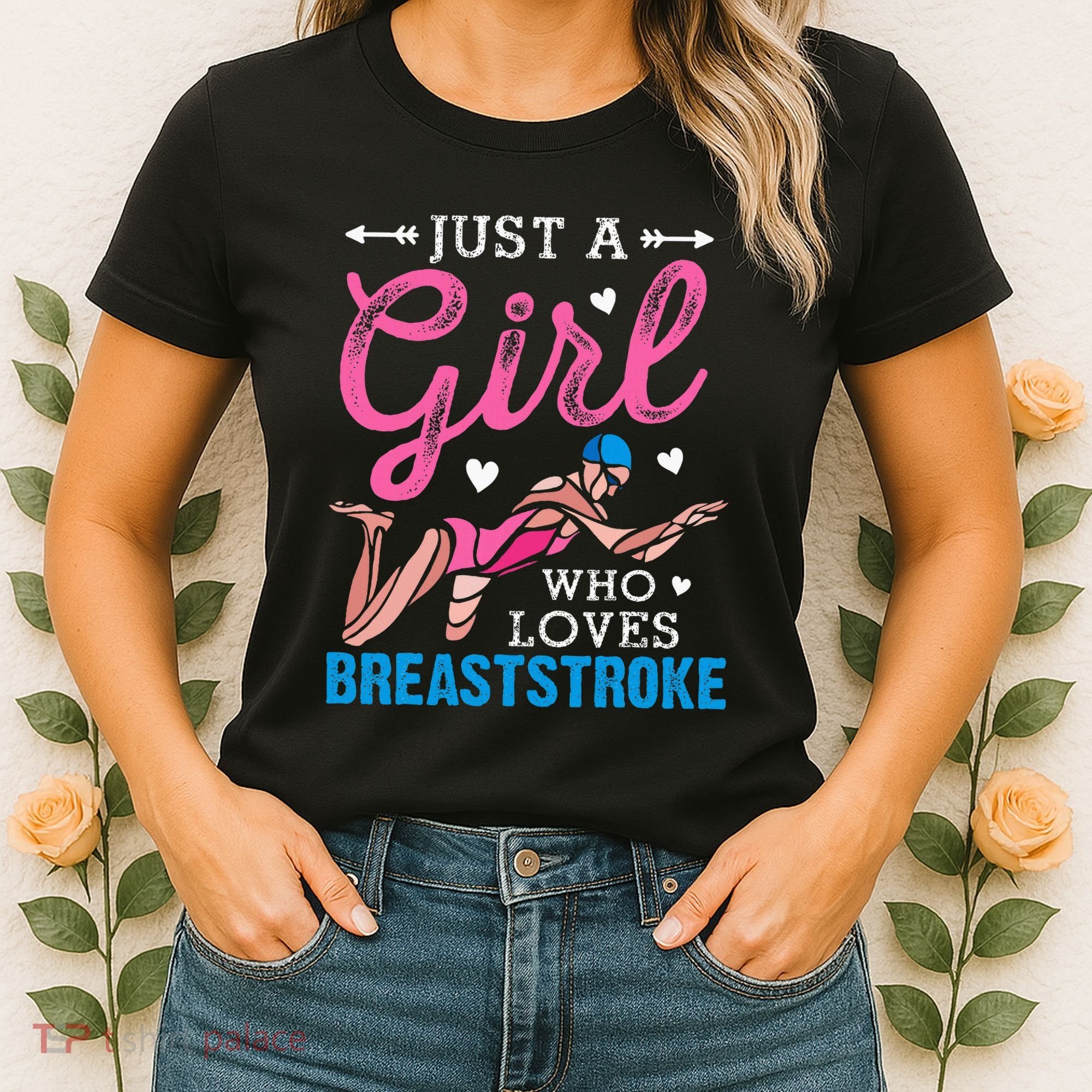 Girl Loves Breaststroke Breaststroke Swimmer Women's T-Shirt