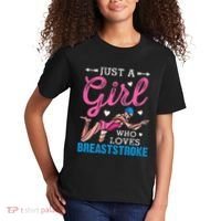 Girl Loves Breaststroke Breaststroke Swimmer Kids T-Shirt thumb 2