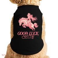 Good Luck Babe Retro 90s Birthday Gifts Doggie Tank thumb 0