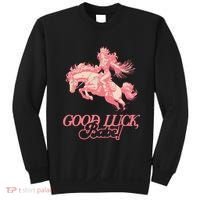 Good Luck Babe Retro 90s Birthday Gifts Sweatshirt thumb 0