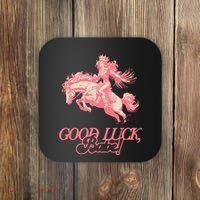 Good Luck Babe Retro 90s Birthday Gifts Coaster thumb 0