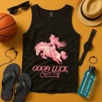 Good Luck Babe Retro 90s Birthday Gifts Tank Top thumb 4