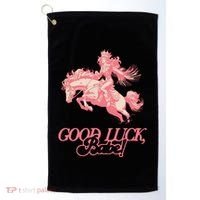 Good Luck Babe Retro 90s Birthday Gifts Golf Towel thumb 0