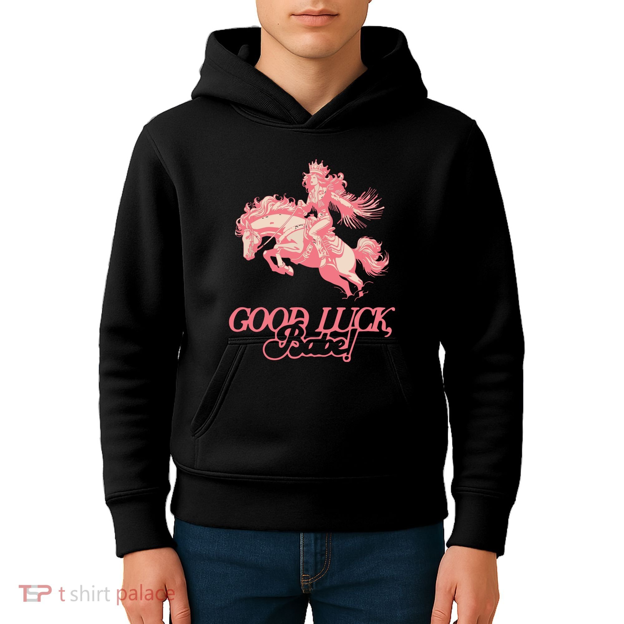 Good Luck Babe Retro 90s Birthday Gifts Kids Hoodie