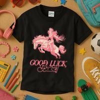 Good Luck Babe Retro 90s Birthday Gifts Kids T-Shirt thumb 3