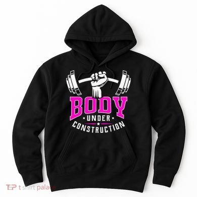 Gym Lovers Body Under Construction Workout Related Gym Rats Hoodie