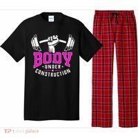 Gym Lovers Body Under Construction Workout Related Gym Rats Pajama Set thumb 0