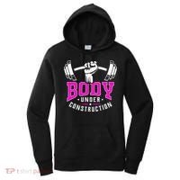 Gym Lovers Body Under Construction Workout Related Gym Rats Women's Hoodie thumb 0