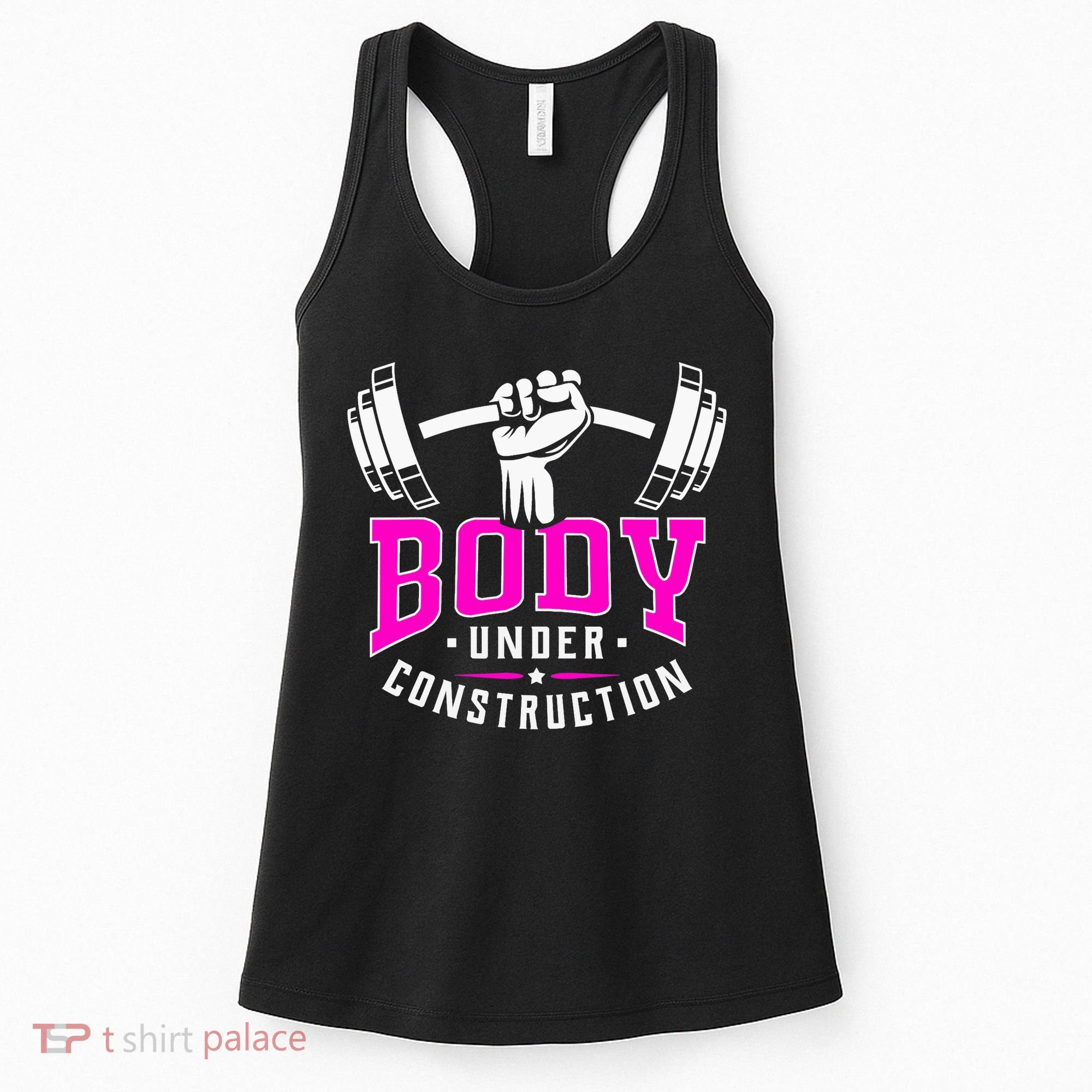 Gym Lovers Body Under Construction Workout Related Gym Rats Women's Tank Top
