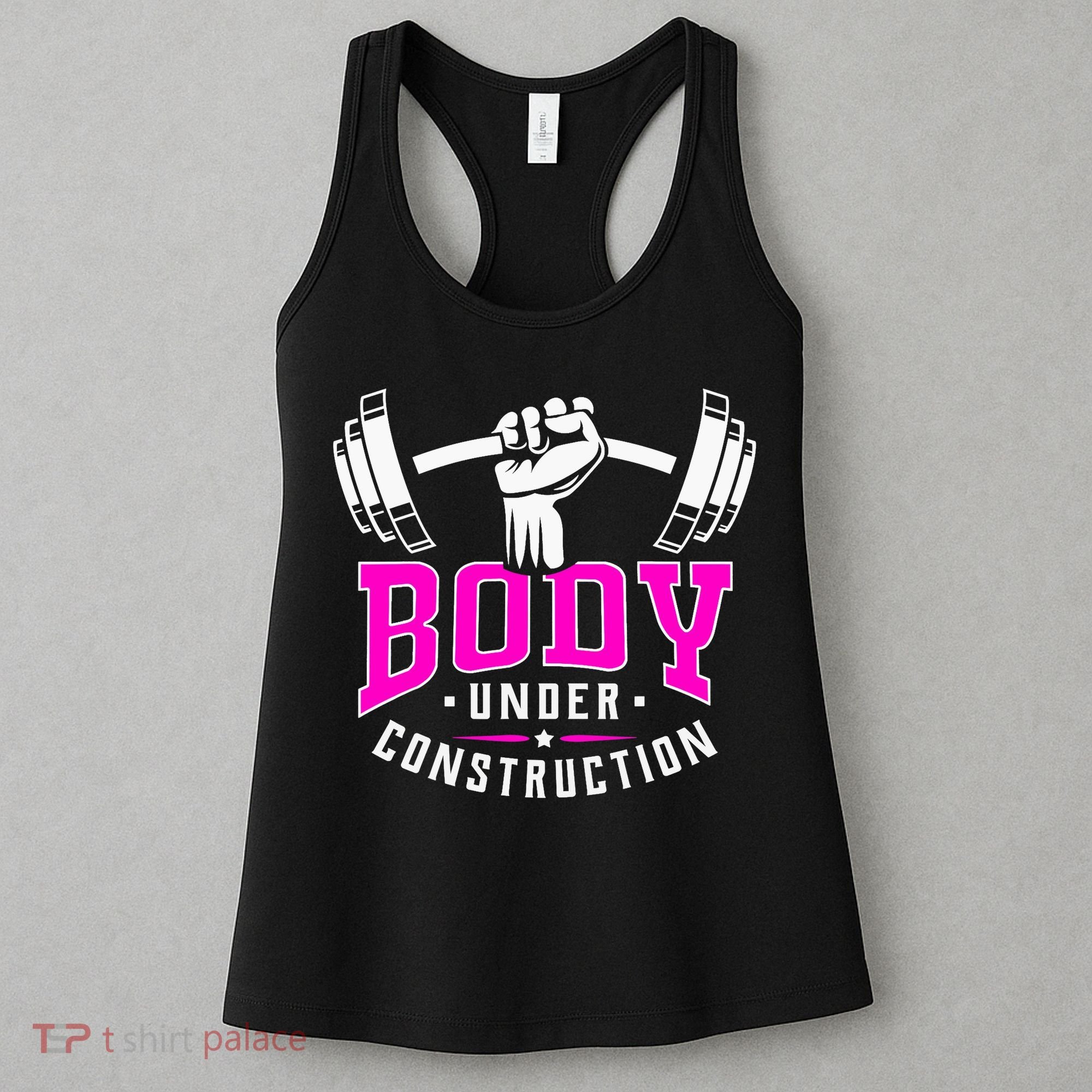 Gym Lovers Body Under Construction Workout Related Gym Rats Women's Tank Top